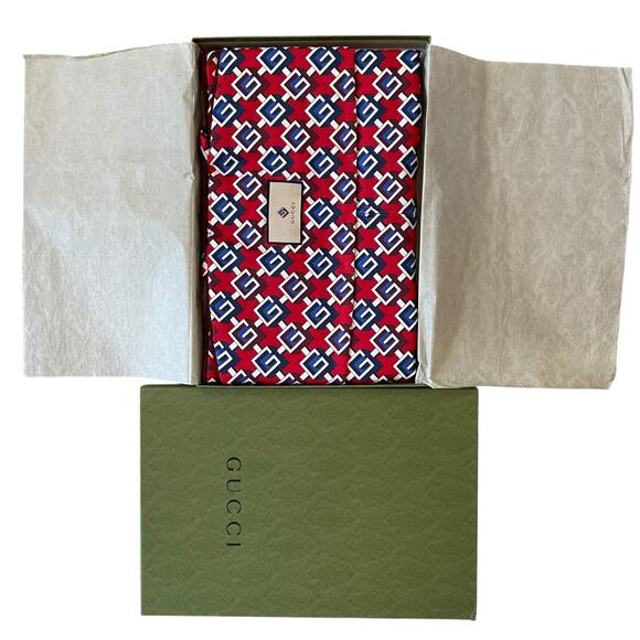 Gucci G Geometric Travel Garment Bag 662298 Linen 27”x 43” Authentic NEW - Picture 9 of 13